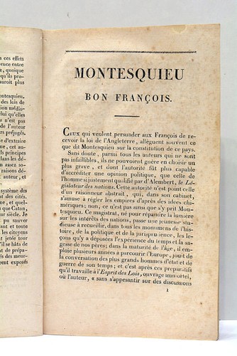 Livre ancien montesquieu bon - montesquieu,