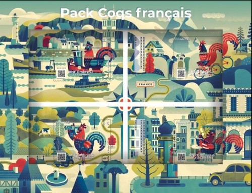 Pack bloc coq - coq, français