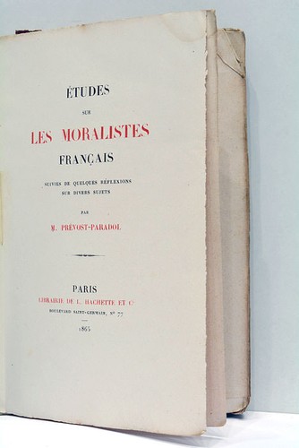 Prévost paradol études sur - prÉvost-paradol,
