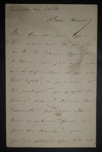 Locle camille lettre - camille,