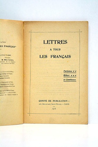 Lettres tous les français - lettres,