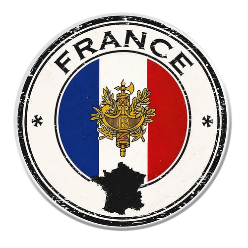 Sticker drapeau francais - sticker,