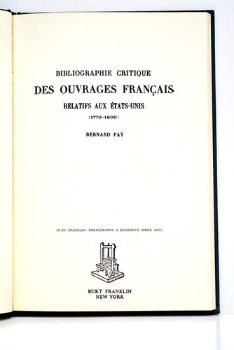 Bibliographie critique des