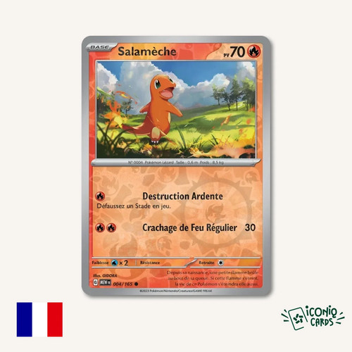 Salamèche 004 165 pokémon - 004/165,