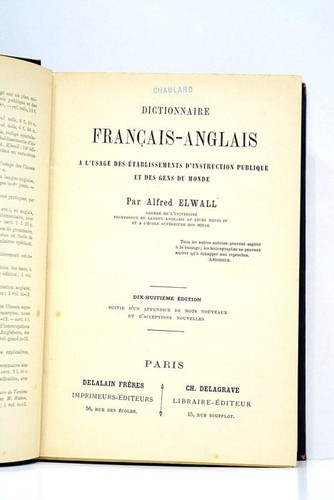 Dictionnaire français anglais - dictionnaire, français-anglais